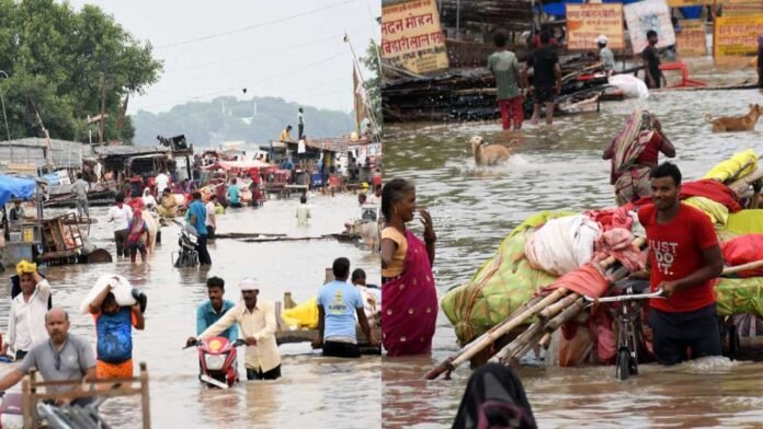 संगम नगरी प्रयागराज में बढ़ा का खतरा