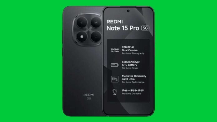 Redmi Note 15 5G स्मार्टफोन